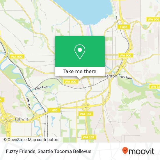 Fuzzy Friends map