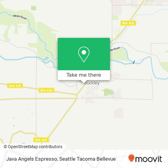 Java Angels Espresso map