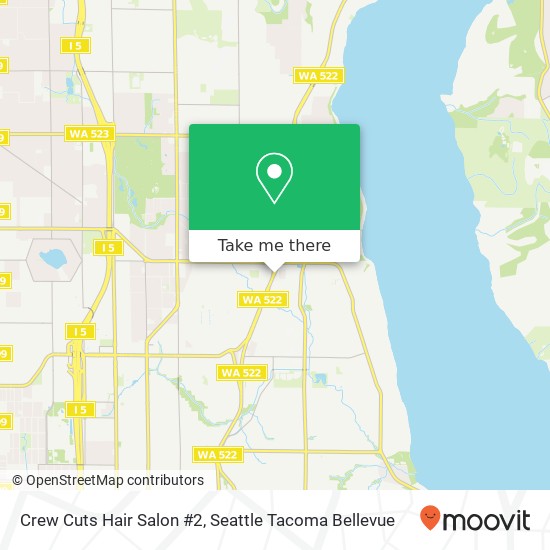 Crew Cuts Hair Salon #2 map