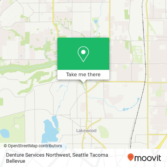 Denture Services Northwest map