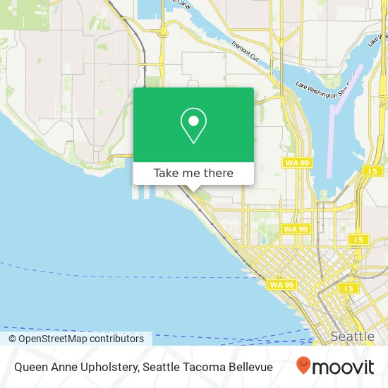 Queen Anne Upholstery map