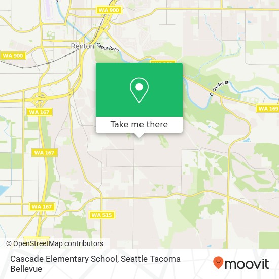Cascade Elementary School map