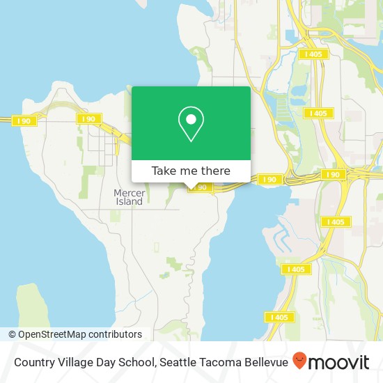 Country Village Day School map