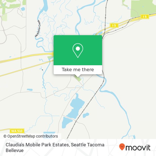 Mapa de Claudia's Mobile Park Estates