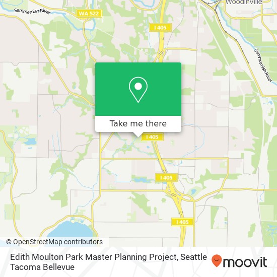 Edith Moulton Park Master Planning Project map