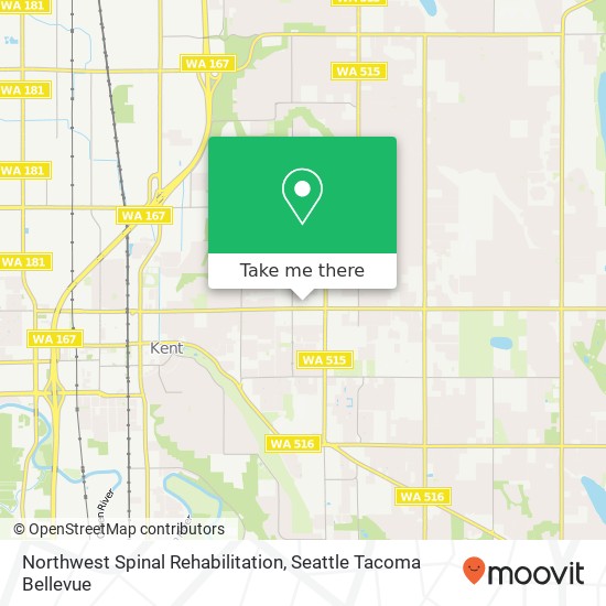 Mapa de Northwest Spinal Rehabilitation