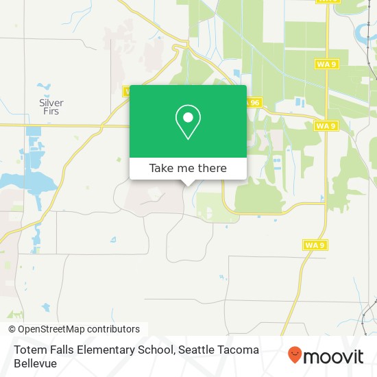 Totem Falls Elementary School map