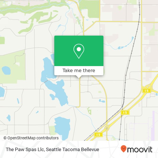 The Paw Spas Llc map