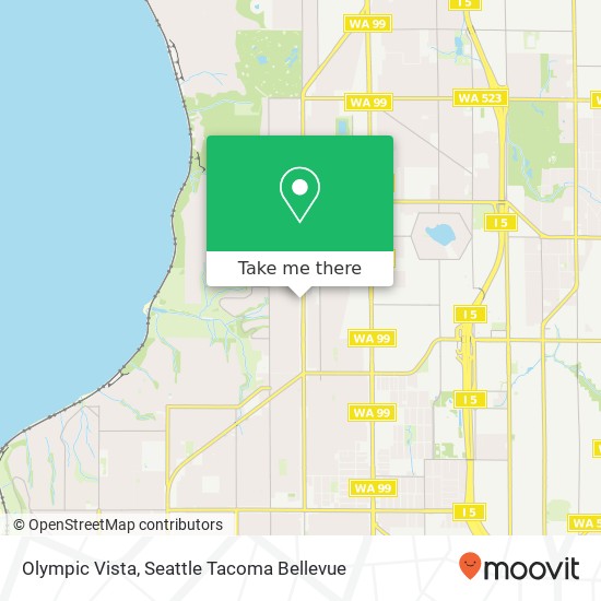 Olympic Vista map