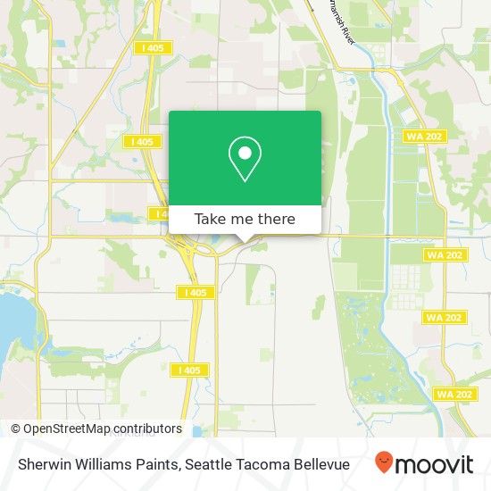 Sherwin Williams Paints map