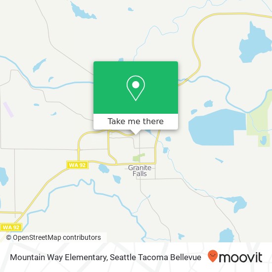 Mountain Way Elementary map