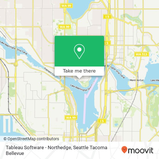 Mapa de Tableau Software - Northedge