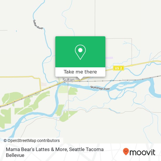 Mama Bear's Lattes & More map