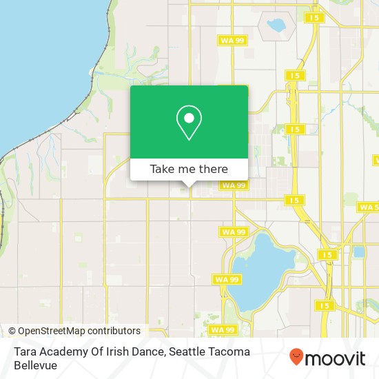 Mapa de Tara Academy Of Irish Dance