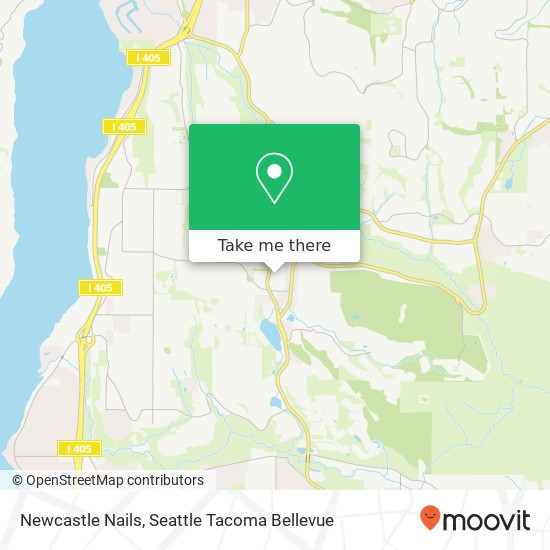 Newcastle Nails map