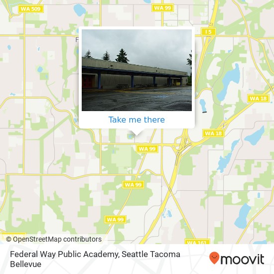 Mapa de Federal Way Public Academy