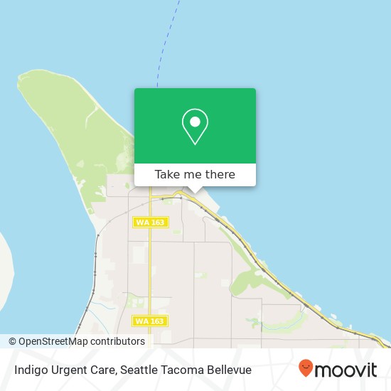 Indigo Urgent Care map