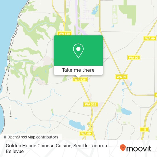 Mapa de Golden House Chinese Cuisine