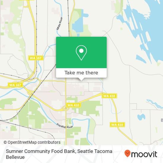 Mapa de Sumner Community Food Bank