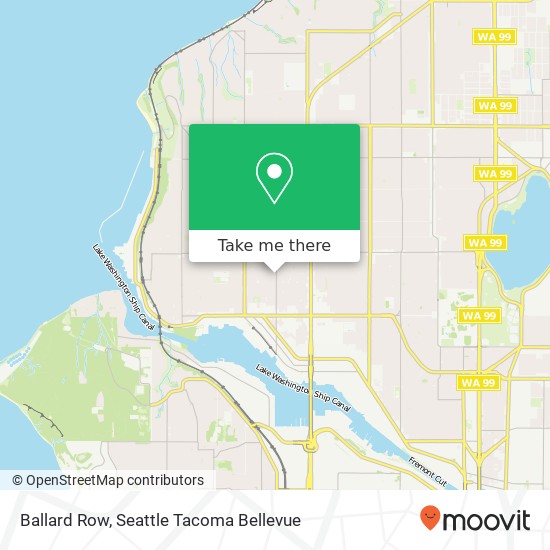 Ballard Row map