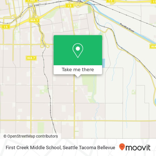 First Creek Middle School map