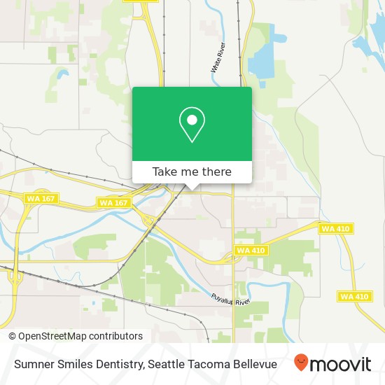 Mapa de Sumner Smiles Dentistry