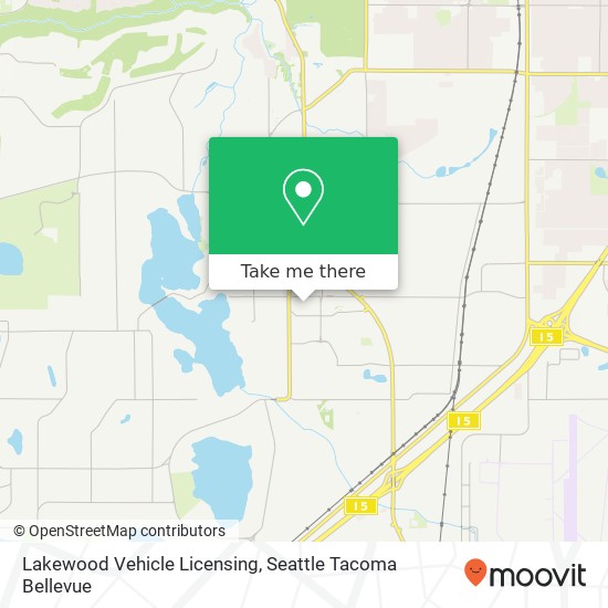 Mapa de Lakewood Vehicle Licensing