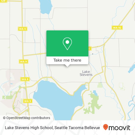 Lake Stevens High School map