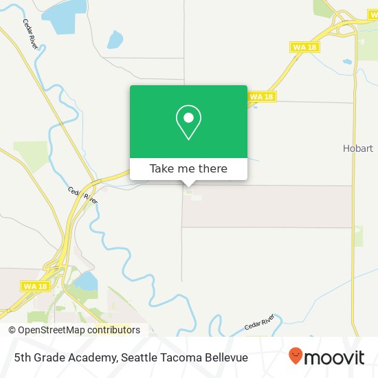 5th Grade Academy map