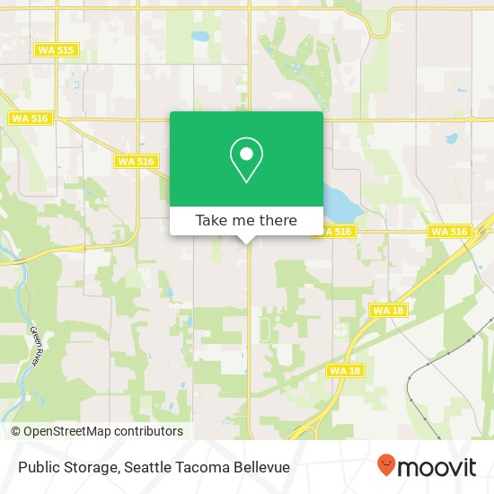 Public Storage map