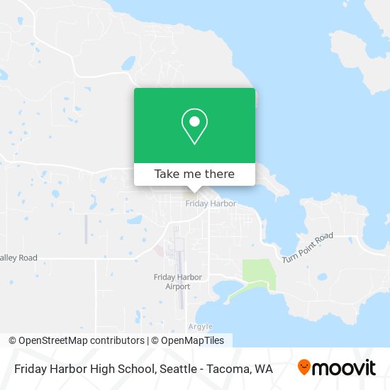 Friday Harbor High School map