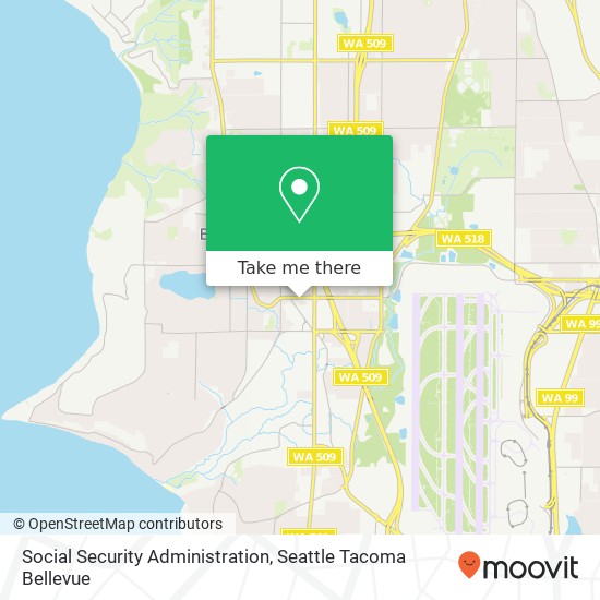 Social Security Administration map