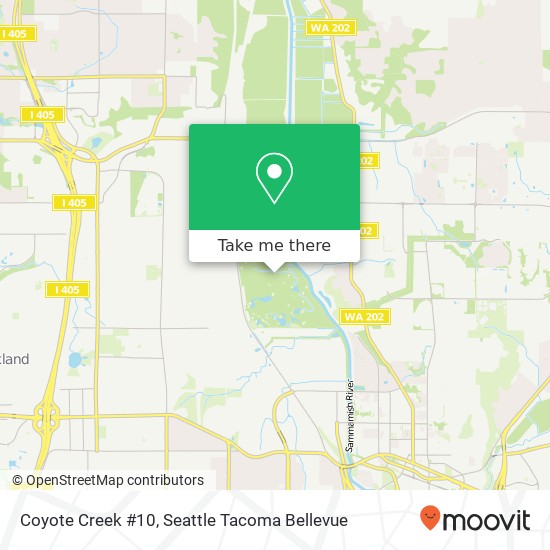 Coyote Creek #10 map