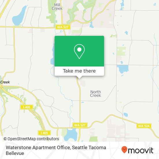 Mapa de Waterstone Apartment Office