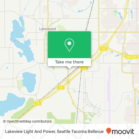 Lakeview Light And Power map