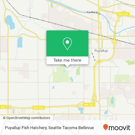 Mapa de Puyallup Fish Hatchery