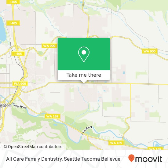 Mapa de All Care Family Dentistry