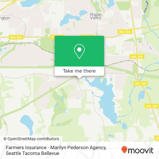 Mapa de Farmers Insurance - Marilyn Pederson Agency