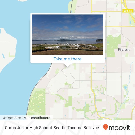 Mapa de Curtis Junior High School