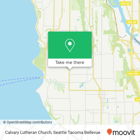 Calvary Lutheran Church map