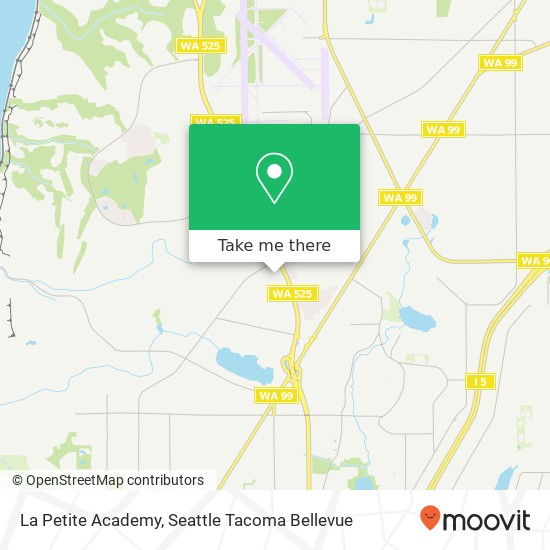 La Petite Academy map