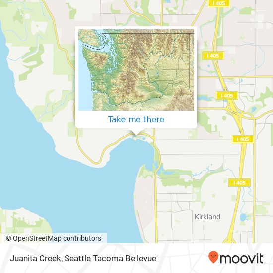 Mapa de Juanita Creek