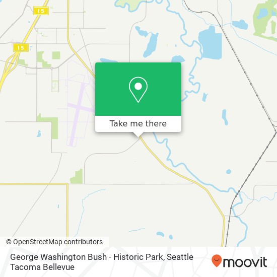 Mapa de George Washington Bush - Historic Park