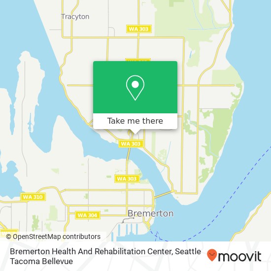 Mapa de Bremerton Health And Rehabilitation Center