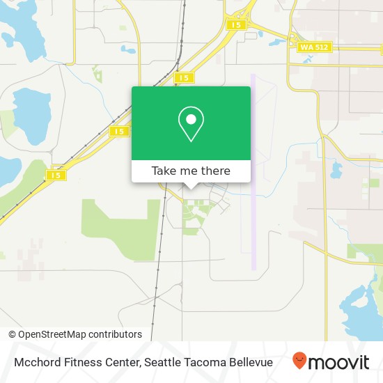 Mcchord Fitness Center map