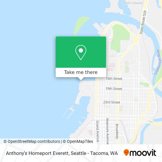 Mapa de Anthony's Homeport Everett