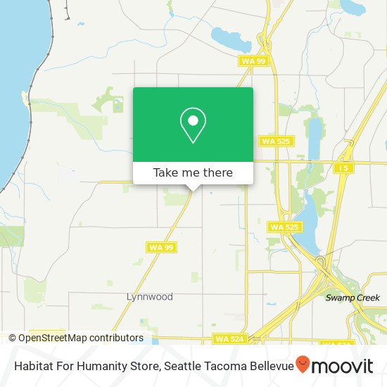 Habitat For Humanity Store map