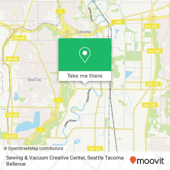 Sewing & Vacuum Creative Center map