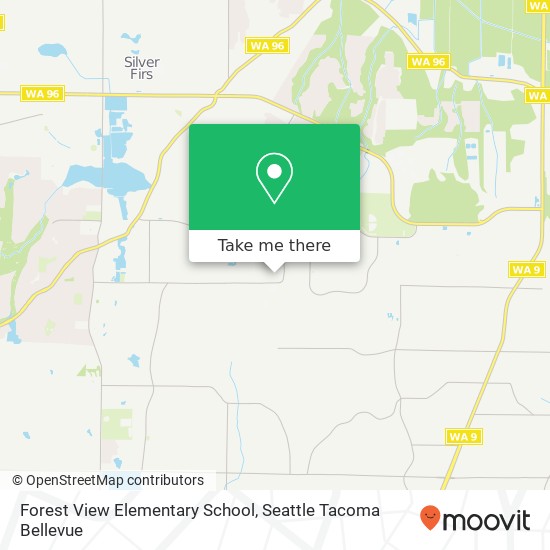 Forest View Elementary School map