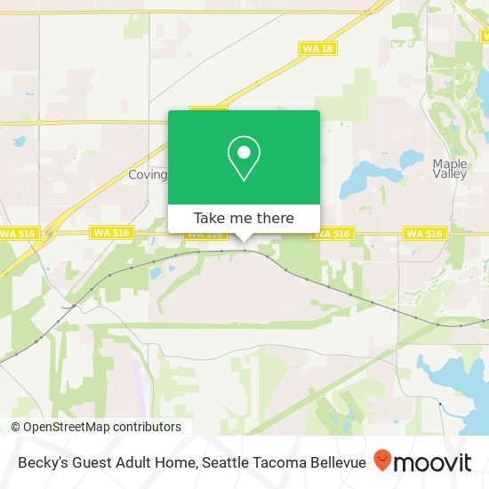 Becky's Guest Adult Home map